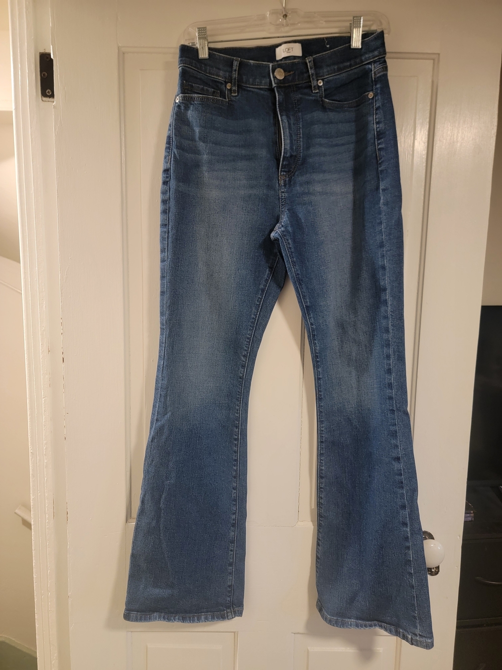 Ann Taylor High Rise Flare Jeans